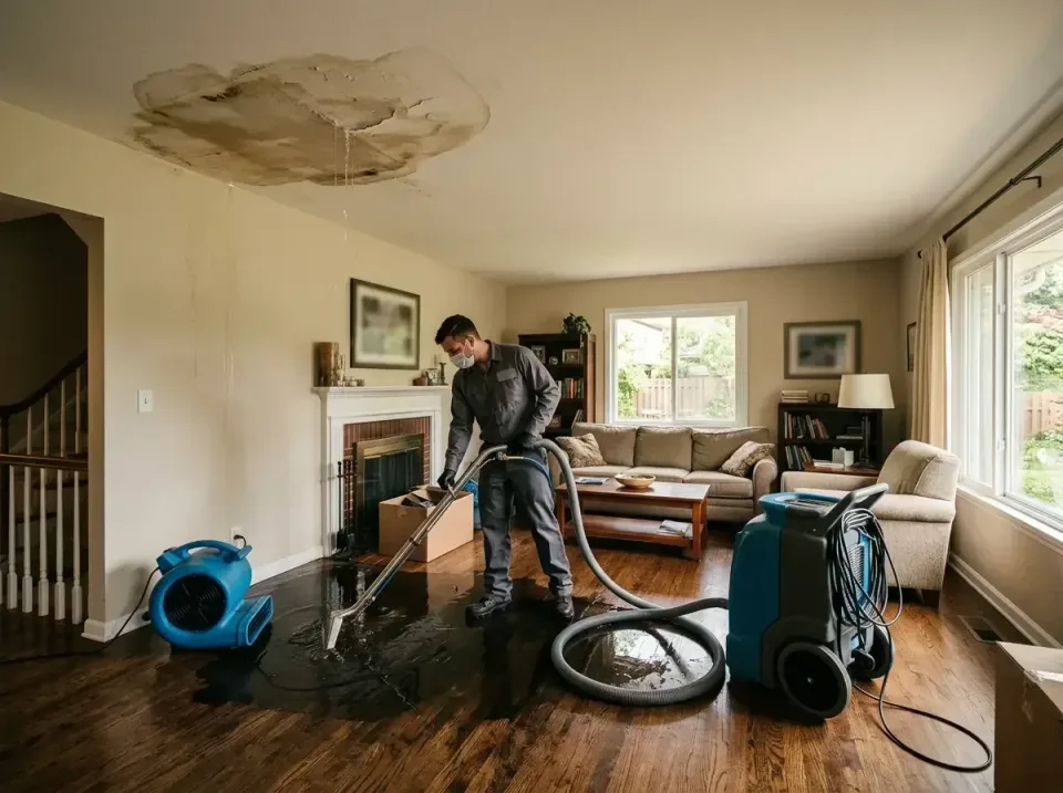 attic-pipe-burst-ceiling-drip-008 — frequently asked questions, Water Damage Restoration & Carpet Care in Essex, MD